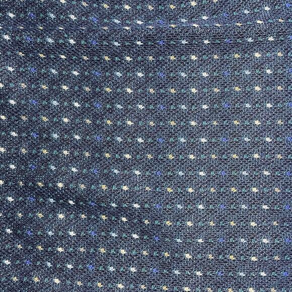 NEW Tricots St. Raphael Textured Knit Navy Blue Grandpa Sweater - Size Large - Picture 6 of 9